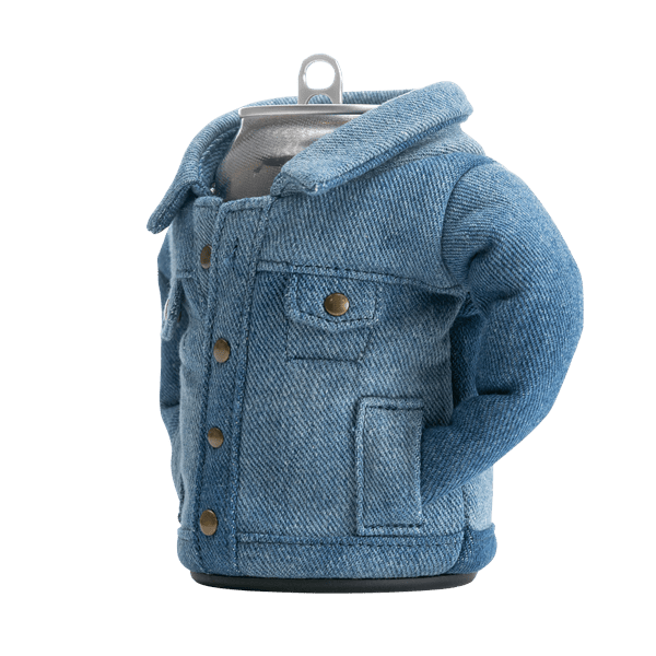 The Denim Can Cooler By Puffin Drinkwear
