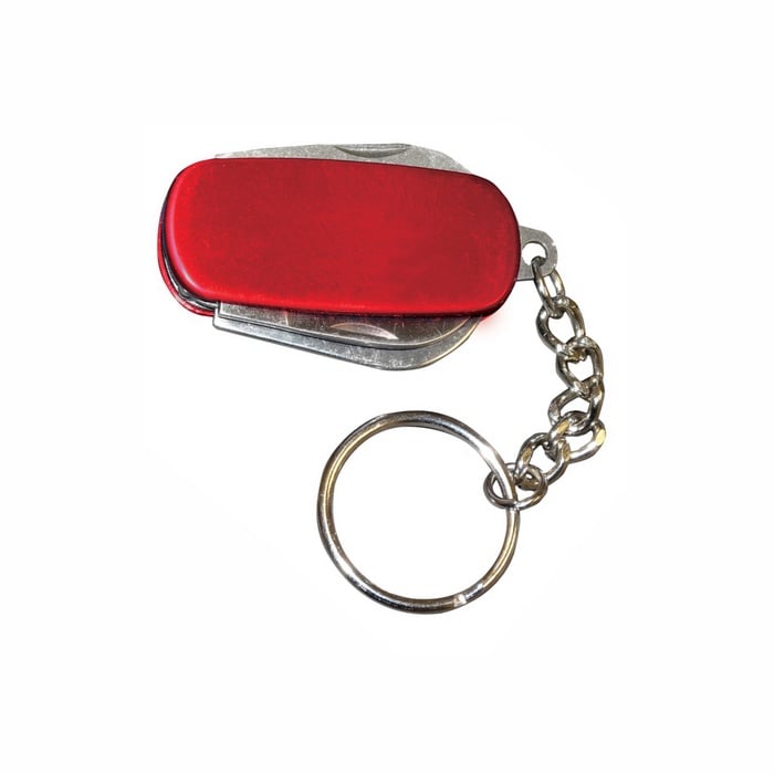 5 Function Pocket Knife w/Key Chain