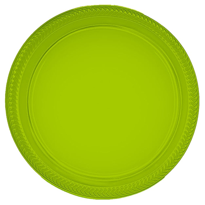 7" Colorware Plastic Plate