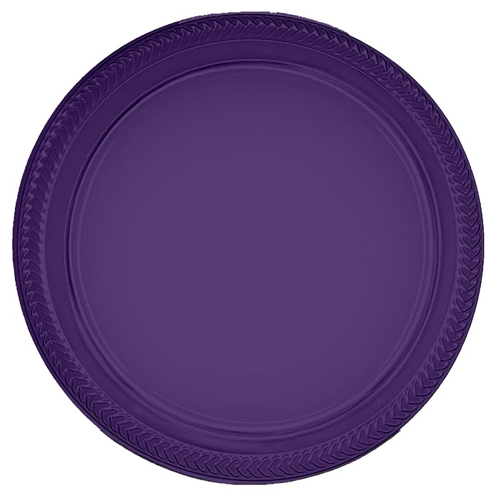 7" Colorware Plastic Plate