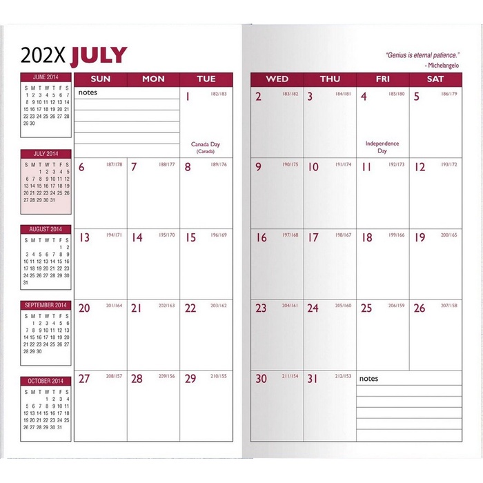 Custom Academic Desk Planners