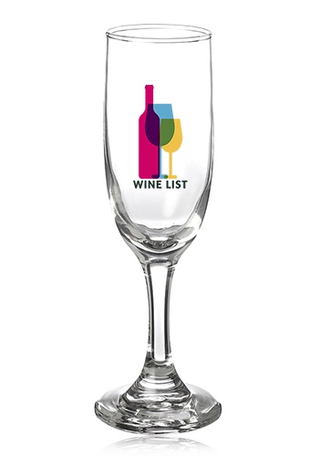 Imprinted Aragon 6 oz. Champagne Glasses