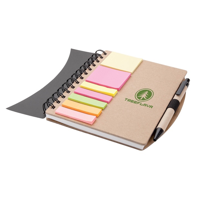 Broome Junior Notebook with Pen, Flags & Sticky Notes