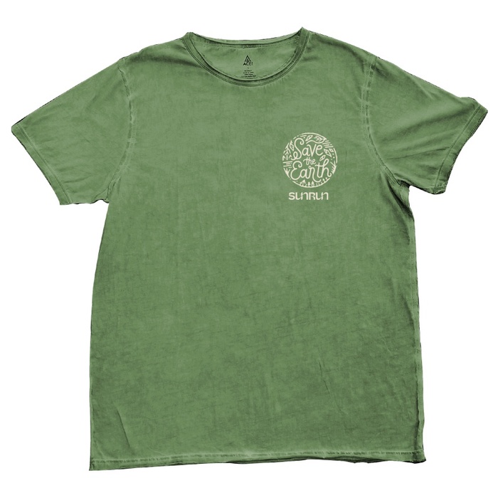 ACE Adult Dirty Wash Raw Edge T-shirt
