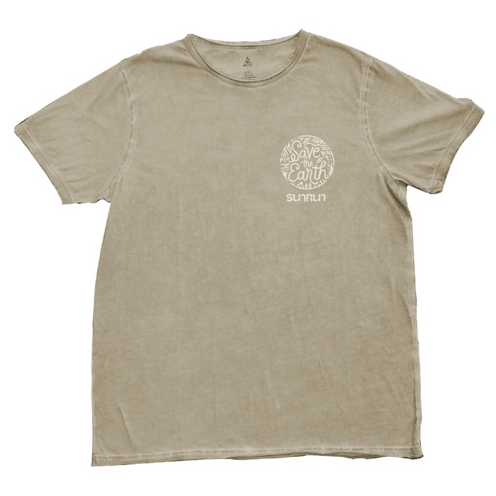 ACE Adult Dirty Wash Raw Edge T-shirt