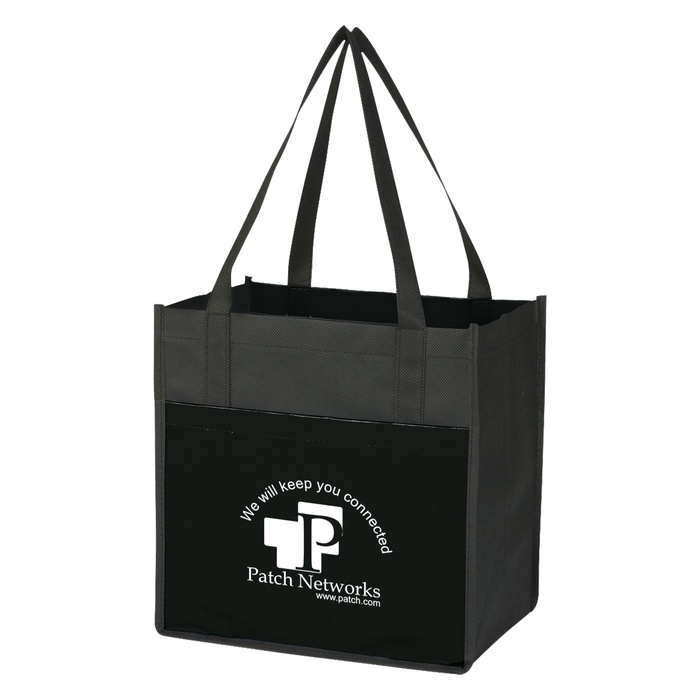 Custom Lami-Combo Shopper Totes
