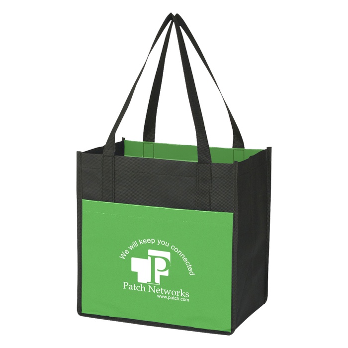Custom Lami-Combo Shopper Totes
