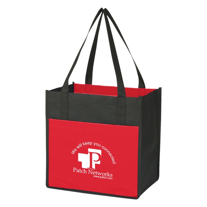 Custom Lami-Combo Shopper Totes