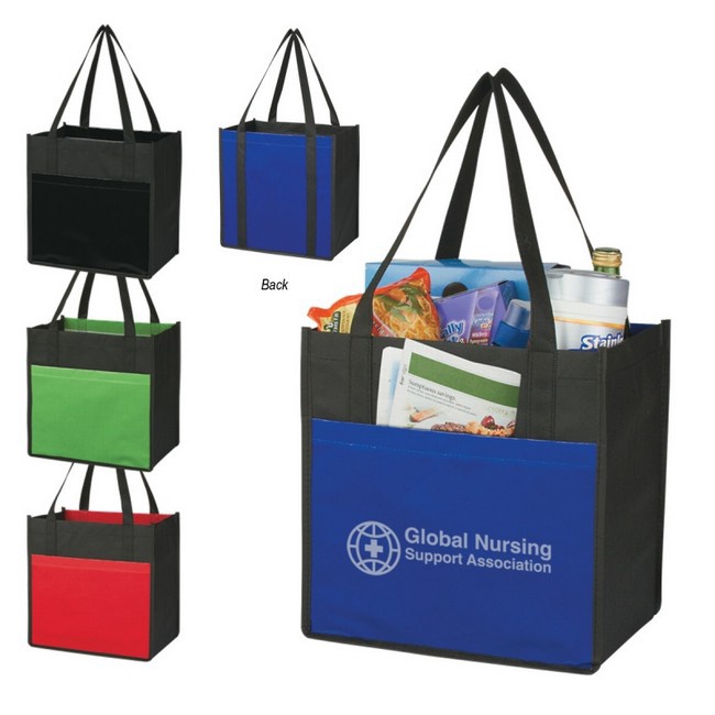 Custom Lami-Combo Shopper Totes