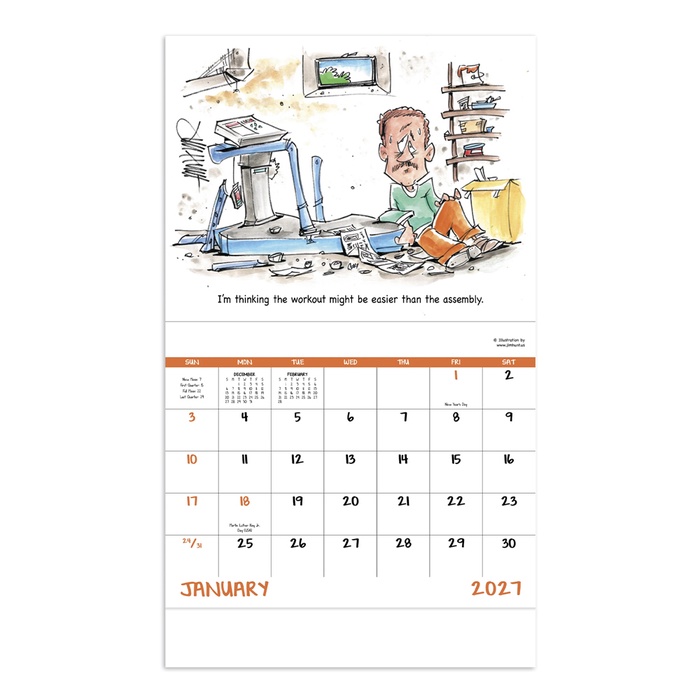 Laughing It Up Wall Calendar - 2027