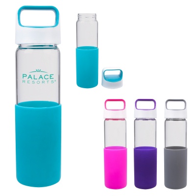 Custom 20 oz. Lela Glass Bottles