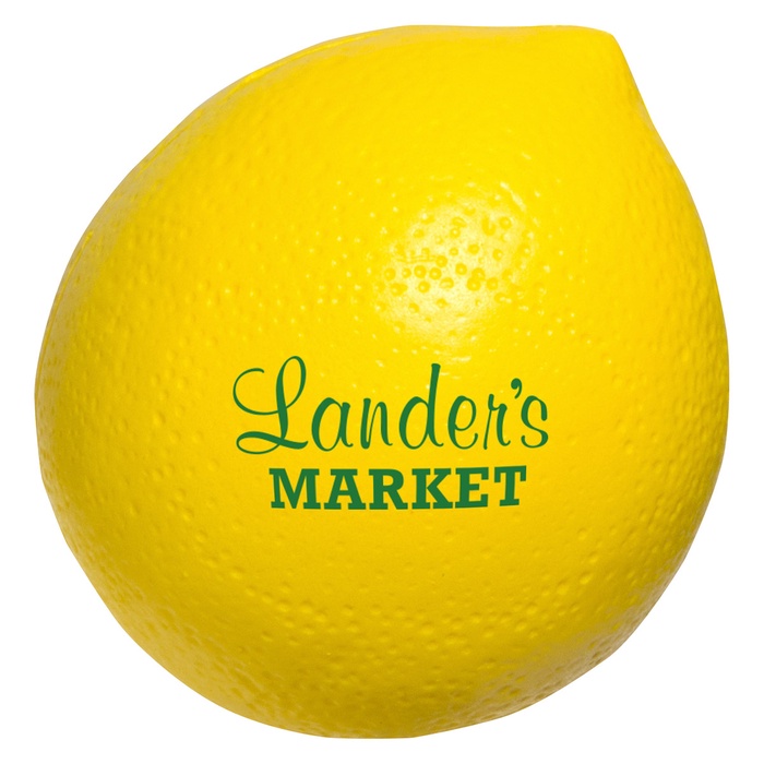 Imprinted Lemon Stress Balls