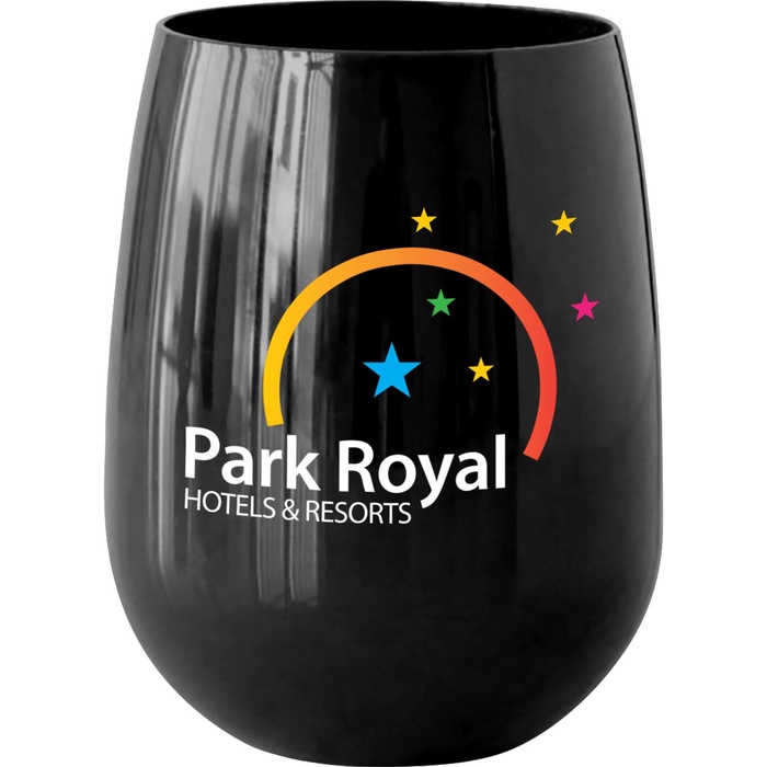 12 oz. Colored Stemless Wine Glass