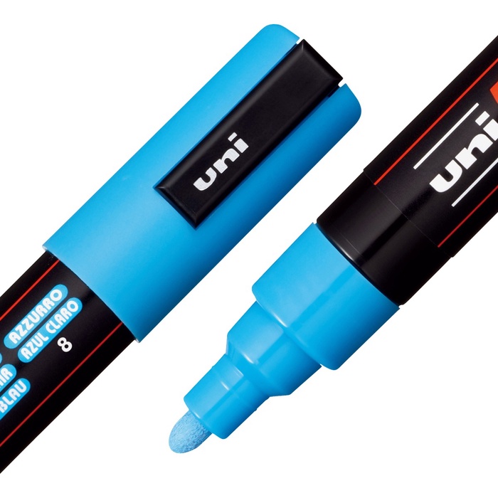 POSCA 8 Piece Basic Marker Set with Bag - Medium