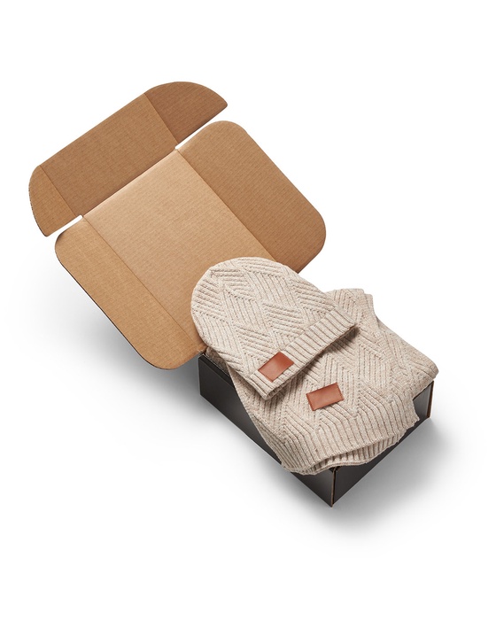 Leeman Trellis Knit Bundle And Go Gift Set