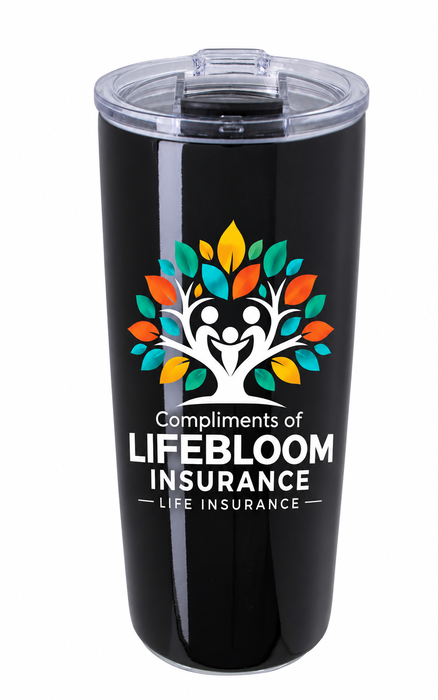 Flip Lid Tumbler - 20 oz. for the Life insurance business