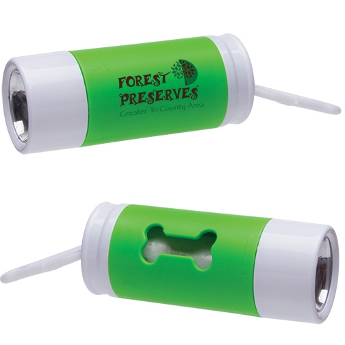 Imprinted Light Up Pen Waste Bag Dispenser