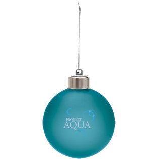 Light-Up Shatter Resistant Ornament with Logo