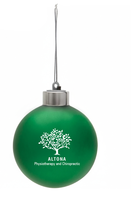 Light-Up Shatter Resistant Ornament with Logo