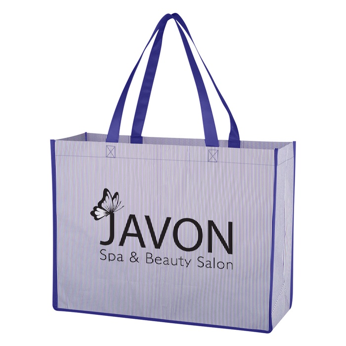 Matte Laminated Bahama Tote Bag with Logo