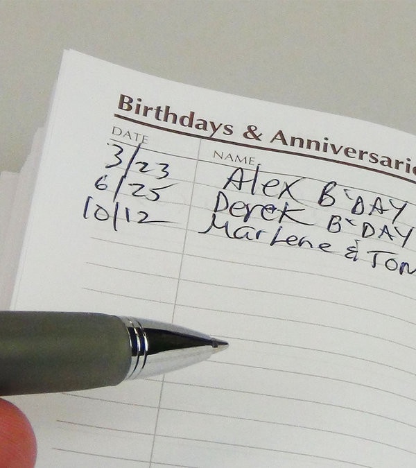 Custom Pocket Pal Calendar with Notepad