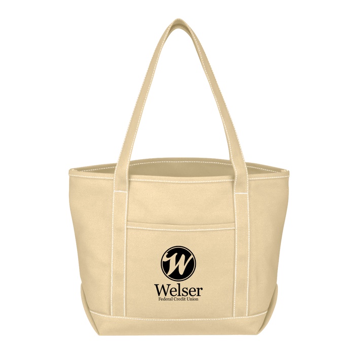 Medium Cotton Canvas Promotional Yacht Totes