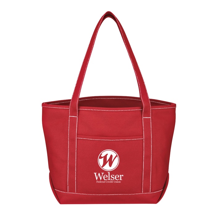 Medium Cotton Canvas Promotional Yacht Totes