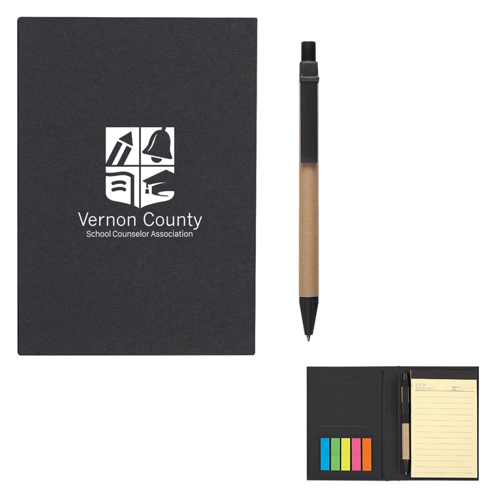 Meeting Mate Custom Notebook With Pen And Sticky Flags