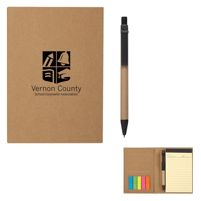 Meeting Mate Custom Notebook With Pen And Sticky Flags