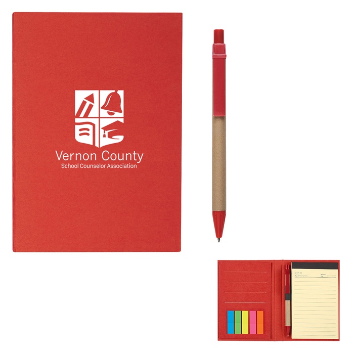 Meeting Mate Custom Notebook With Pen And Sticky Flags