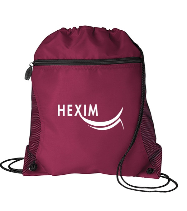 Mesh Pocket Drawstring Bag