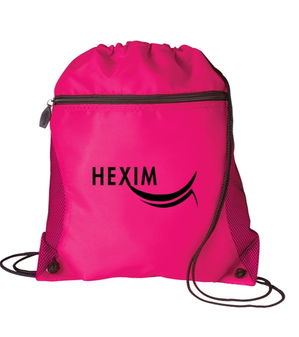 Mesh Pocket Drawstring Bag