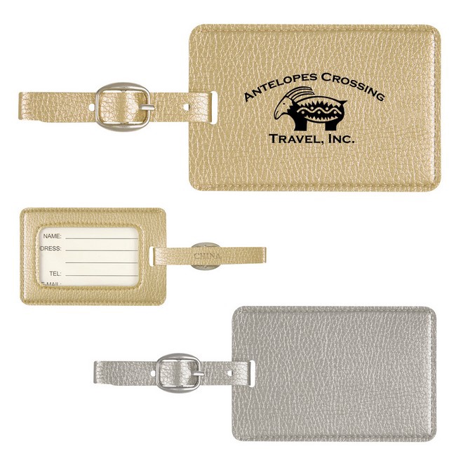Metallic Luggage Tags