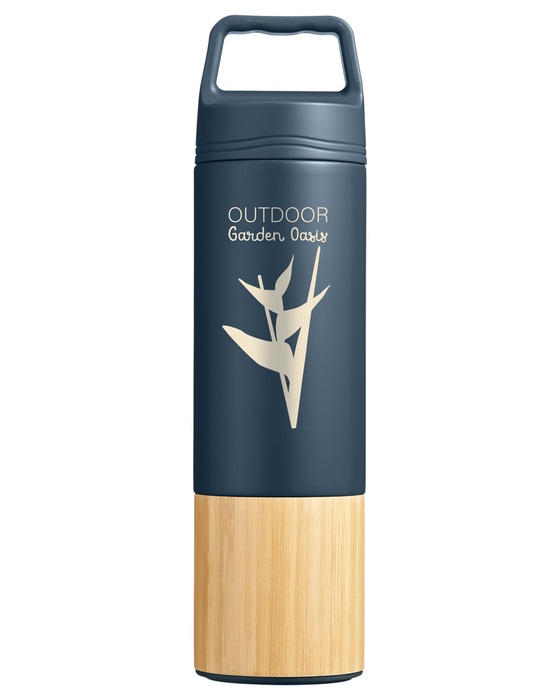 20 oz. Tao Bamboo Vacuum Insulated Stainless Steel Bottle