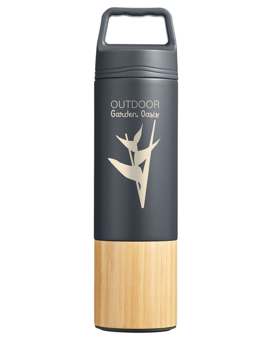 20 oz. Tao Bamboo Vacuum Insulated Stainless Steel Bottle