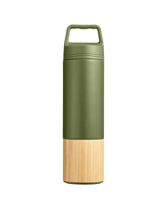 20 oz. Tao Bamboo Vacuum Insulated Stainless Steel Bottle