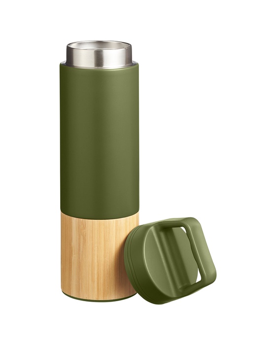 20 oz. Tao Bamboo Vacuum Insulated Stainless Steel Bottle