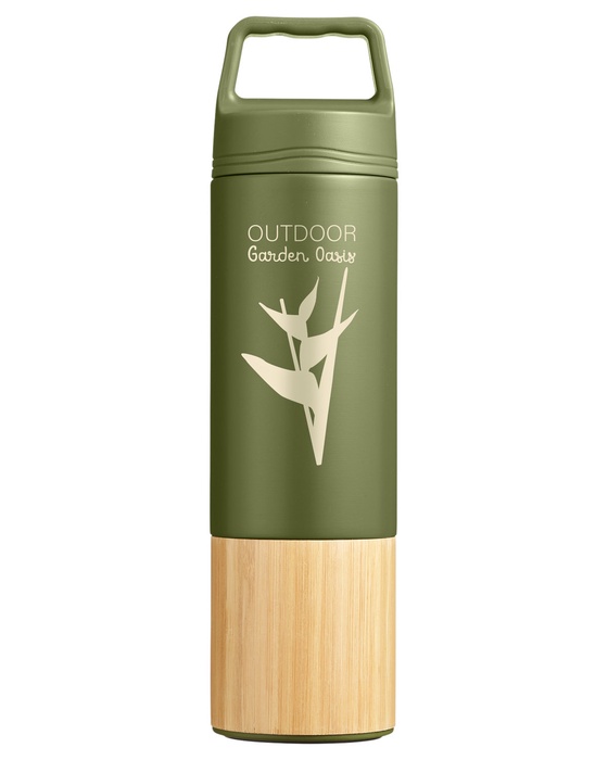 20 oz. Tao Bamboo Vacuum Insulated Stainless Steel Bottle