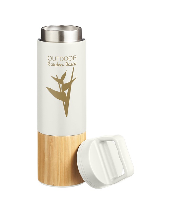 20 oz. Tao Bamboo Vacuum Insulated Stainless Steel Bottle