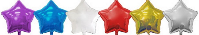Custom MicroFoil Star Balloons