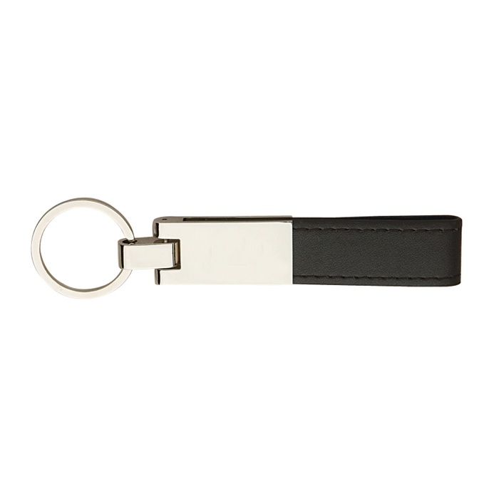 Leather & Silver Keyring