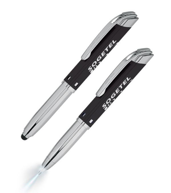 Mondrian Lighted Tip Pen with Stylus