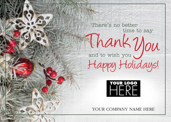 Country Charm Holiday Logo Cards