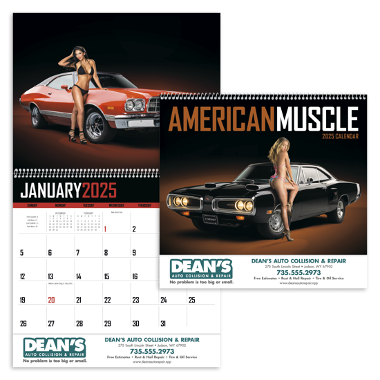 American Muscle 2026 Promotional Wall Calendars