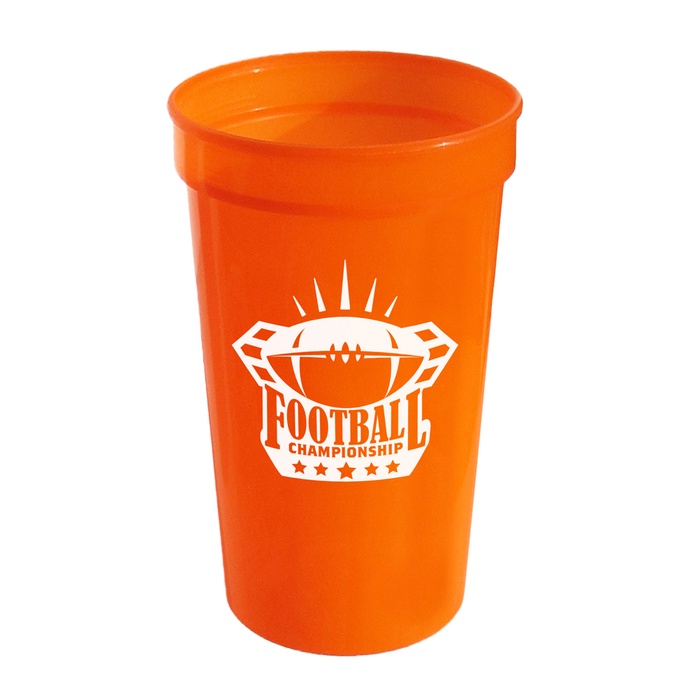 22 oz. Plastic Stadium Cups