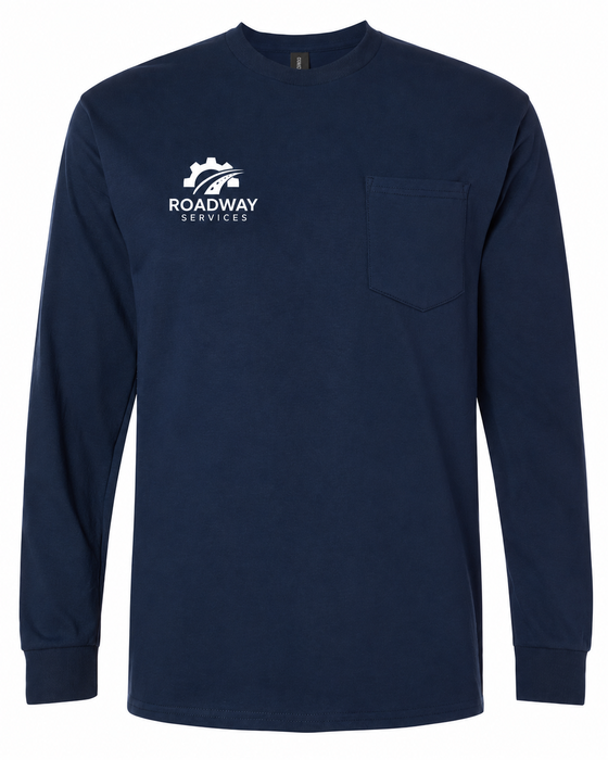 Gildan Unisex Ultra Cotton® Long Sleeve Pocket T-Shirt