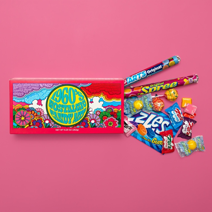 60's 'Nostalgic Candy' Box