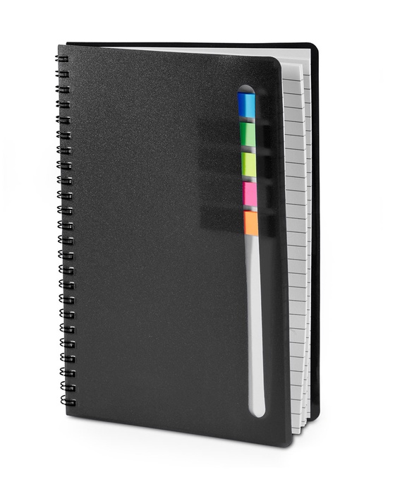 Semester Spiral Notebook With Sticky Flags 6.25" X 8.5"