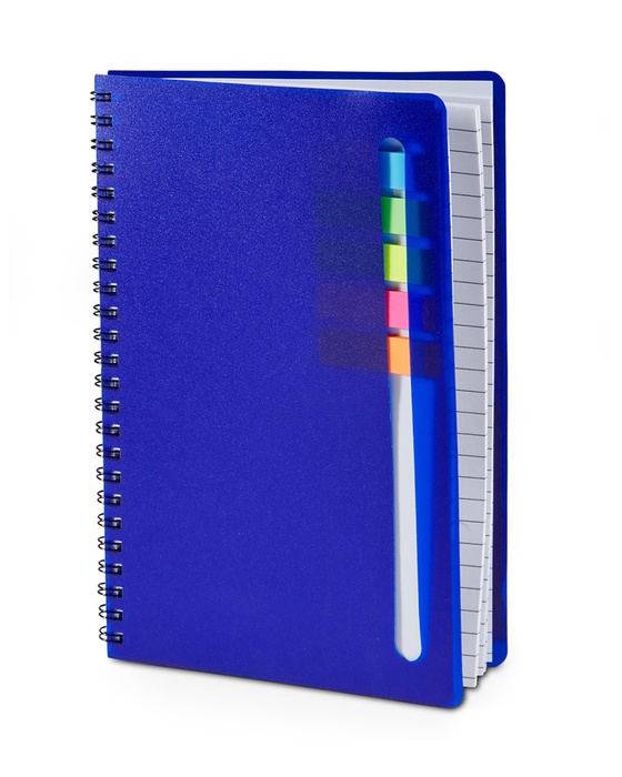 Semester Spiral Notebook With Sticky Flags 6.25" X 8.5"