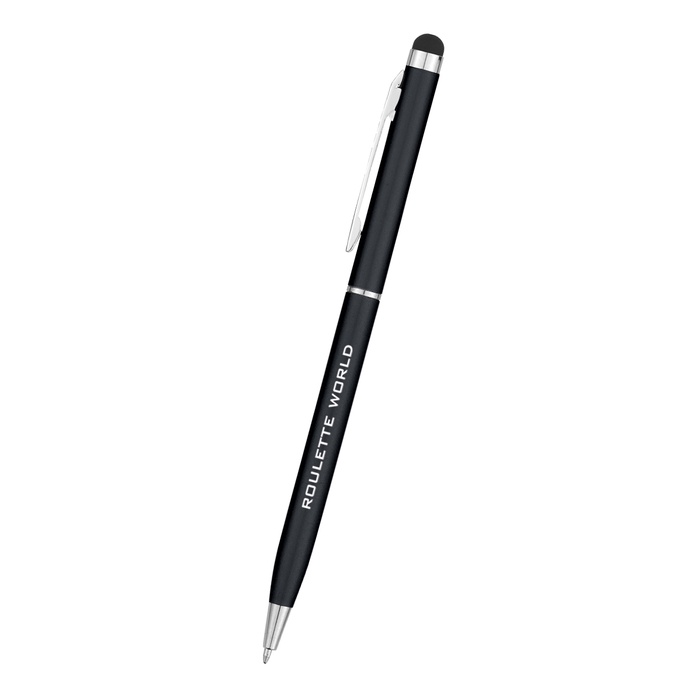 Custom Newport Ballpoint Pen With Stylus